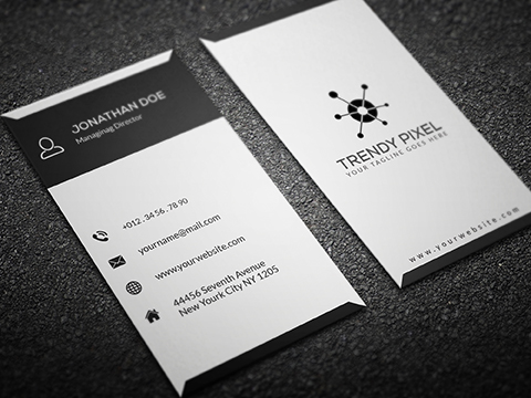 Matt finish business cards at Delhi Printer
